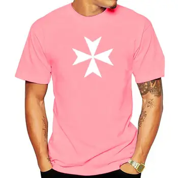 Мальтийский крест небольшой Breastpocket белая печать футболка хлопок хип-хоп футболки семейные Мужские футболки дизайн