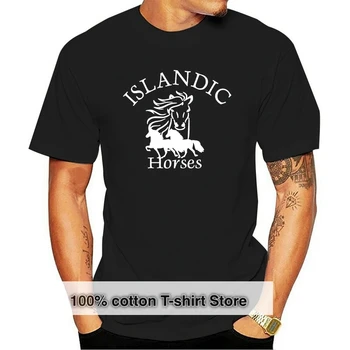 Женская футболка в летнем стиле 2019, исландская островная лошадь, исландская футболка