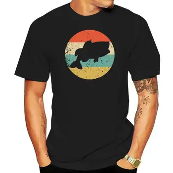 Мужская рубашка Для рыбалки - Футболка С Изображением Ретро Окуня - Футболка С Изображением Рыбы Мужская Женская футболка