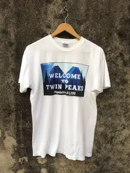 Винтажная Промо-футболка Twin Peaks 1992 года Добро пожаловать в Twin Peaks LB7367