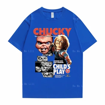 Мужская спортивная футболка Catherine Hicks Chris Sarandon Chucky You'll Wish It Was Only Make Believe