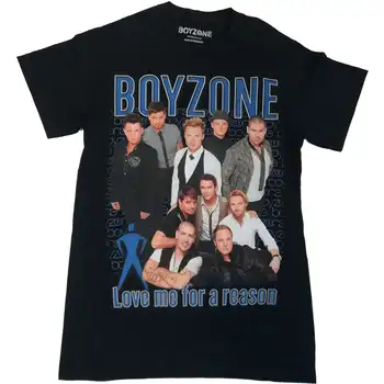 футболка-дань уважения boyzone love me for a reason