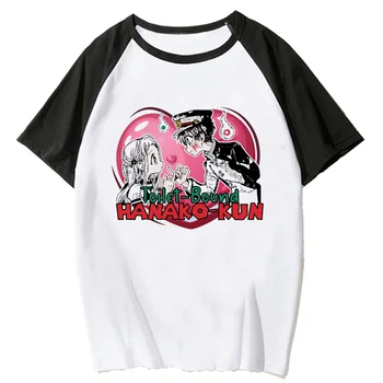 Футболки Hanako Kun, женские футболки с аниме и мангой, одежда с рисунком манги для девочек