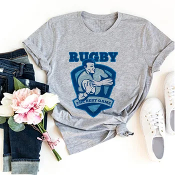 Футболки для регби, женские футболки с графическим рисунком, одежда из аниме и манги для девочек