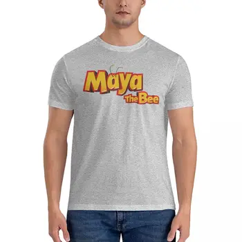 Мужские футболки Maya The Bee Для детей, новинка, футболки из чистого хлопка, футболка с круглым вырезом и коротким рукавом, одежда в подарок на день рождения