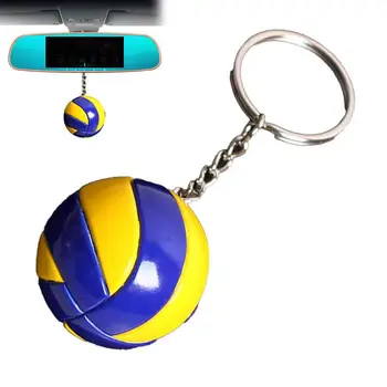 Баскетбольные брелки для ключей от стресса, мини-спортивные мячи, брелки для футбола, бейсбола, баскетбола, спортивный брелок для ключей от машины, рюкзак