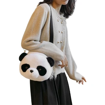 Сумка Panda для ключей, кошелька, губных помад, модная сумка, универсальная сумка
