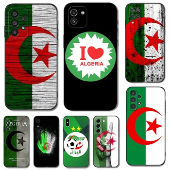 Черный чехол из тпу Для Samsung galaxy S23 S22 S20 S21 FE PLUS ultra + S10 E lite cover С Национальным флагом Алжира