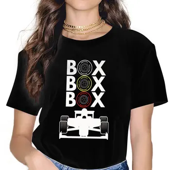 Новинка, коробка для гоночных автомобилей, футболка для женщин, футболка с круглым вырезом, футболки для гонок на автомобилях Формулы-1, футболки с коротким рукавом, летняя одежда