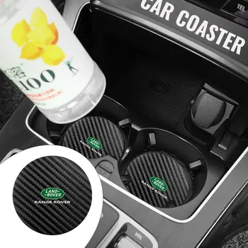 Автомобильная подставка для стакана воды, держатель для бутылки, водонепроницаемый противоскользящий коврик, Автоаксессуары для Land Rover Range Rover Evoque Santana Velar