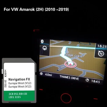 8 ГБ FX V12 West для VW Amarok (2H) 2010-2019 Европа Спутниковая навигация GPS Навигационная карта SD Карта