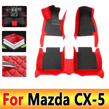 Автомобильные коврики для Mazda CX-5 2017 2018 2019 2020 Пользовательские автоматические накладки для ног, автомобильные ковровые покрытия, Аксессуары для интерьера