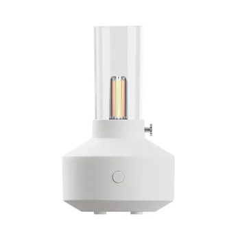 Ретро Рассеиватель света Essential Oi LED Лампа Накаливания Ночник 150 мл Увлажнитель воздуха Работает 5-8 часов для дома Белый
