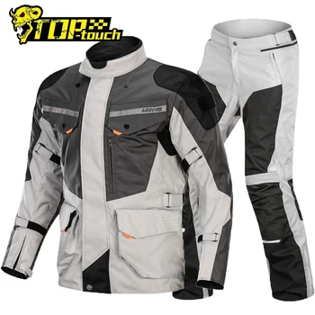 Мужская мотоциклетная куртка LYSCHY, зимняя водонепроницаемая мотоциклетная куртка Chaqueta, Мотоциклетная Защитная экипировка, Броневая одежда