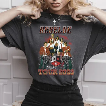 Рубашка RBD, футболка Rebelde, рубашки Soy Rebelde, футболка RBD Tour, винтажная футболка