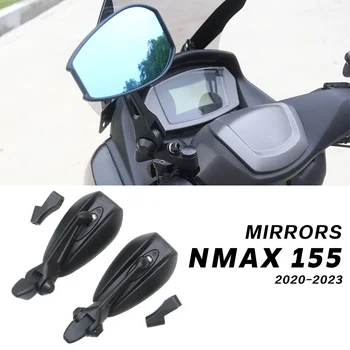 Для Yamaha NMAX155 Аксессуары Зеркало Заднего Вида Мотоциклетный Руль Синий Отражатель Зеркала Заднего Вида Nmax 155 Запчасти NMAX