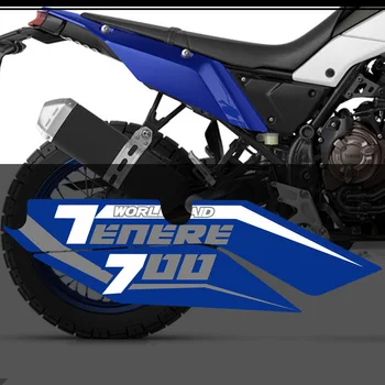 Наклейка на топливный бак мотоцикла для YAMAHA Tenere T700 XTZ 700 T7 Набор наклеек Kit Protector Багажник 2019 2020 2021