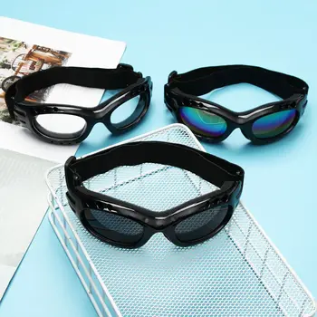 2шт Унисекс UV400 Лыжные очки для сноуборда Пылезащитные очки для занятий спортом на открытом воздухе Очки в оправе с линзами Солнцезащитные очки ветрозащитные