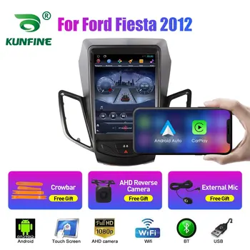 9,7-дюймовое автомобильное радио Tesla Style 2 Din Android для Ford Fiesta 2012, автомобильный мультимедийный видеоплеер DVD, GPS-навигация