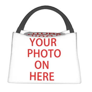 Утепленная сумка для ланча по индивидуальному дизайну для женщин с возможностью повторного использования Термосумка с логотипом для ланча Офисная Работа Школа