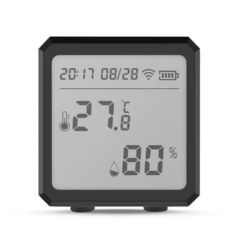 Tuya WIFI Датчик температуры и влажности Smart Link, Многофункциональный датчик температуры и влажности Tuya