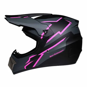 Байкерские шлемы Pink Reborn Full Face, Износостойкие мотоциклетные шлемы, дышащие аксессуары для мотоциклов для мотокросса, защита от падения