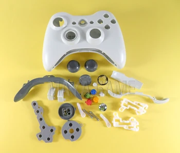 OCGAME Для Xbox360 Корпус Проводного контроллера В виде Ракушки, Поперечная Кнопка, Цельная Крышка Корпуса, Чехол для проводного Джойстика Xbox 360, Белый/Черный