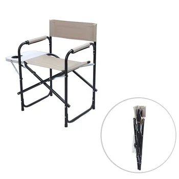 Многофункциональное портативное легкое складное высокое кресло со столиком, режиссерское кресло для пикника на открытом воздухе, кресло для рыбалки