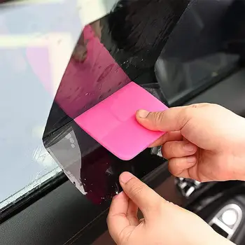 3 Размера Розовый Резиновый Ракель TPU PPF Скребок для воды Инструменты для снятия пленки с автомобиля Скребок для удаления этикеток Инструмент для установки автомобильных наклеек