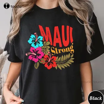 Футболка Maui Strong, Помощь При Лесных пожарах на Мауи, Вся прибыль будет пожертвована, Поддержка погорельцев На Гавайях, Пожары на Гавайях, Лахайна