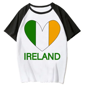 Ирландия футболка женская Японская манга футболки одежда для девочек 2000-х годов