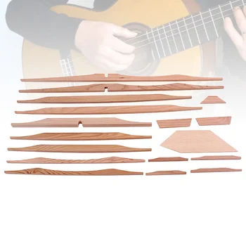 Еловая скоба Деревянный комплект Светло-коричневый Sitka Professional Inch Luthier DIY Kit Деревянный комплект гитарных деталей для бас-гитары