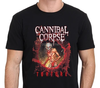 Cannibal Corpse Torture Дэт-Метал Группа Мужская Футболка Размер S-3Xl 100% Хлопок С Коротким рукавом И Круглым вырезом Топы, Футболки