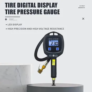 Цифровой дисплей Датчик давления в шинах Высокоточный Контрольный Насос GunCar Valve Универсальный Инструмент Для ремонта Клапана BW-L01/BW-001
