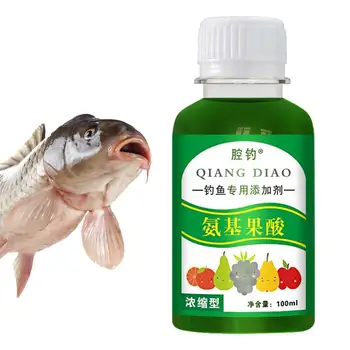 Аттрактант для рыбы Пресноводный 100 мл Натуральный аромат приманки и добавка для рыбной приманки высокой концентрации Эффективная жидкость для приманки