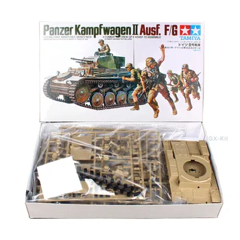 Tamiya 35009 в масштабе 1/35 Второй мировой войны Немецкий Panzer Kampfwagen II Ausf. Комплект игрушечных пластиковых сборочных моделей F / G Light Tank Display Toy