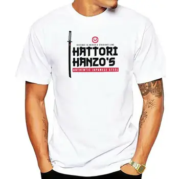 Мужская футболка camiseta Kill Bill Hatori Hanzos с принтом японских стальных мечей, женская футболка из 100% хлопка