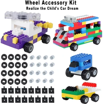 Строительные блоки ось колеса автомобиля дверной и оконный набор аксессуаров детские креативные строительные блоки игрушка в подарок DIY building blocks