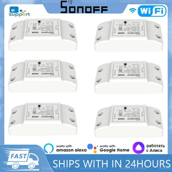 SONOFF BasicR2 Wifi Breaker Switch Smat Беспроводной пульт дистанционного управления DIY Wifi Light Switch Умный дом Работает с Alexa