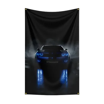 Автомобильный баннер с принтом из полиэстера размером 3X5 футов Dodges Flag для декора 1