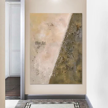 Последнее поступление Акрилового абстрактного художественного декора, настенные картины для гостиной, современные картины маслом ручной работы на холсте, фарфор