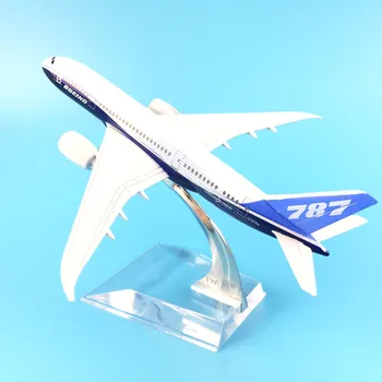 Оригинальная модель самолета Boeing 787 Airlines Модель самолета B787 самолет 16 см Из металлического сплава, отлитый под давлением 1:400 модель самолета игрушки Коллекционные