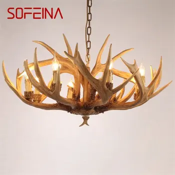 Подвесные светильники SOFEINA Nordic LED Креативные лампы и люстры для домашней столовой, светильники для оформления прохода