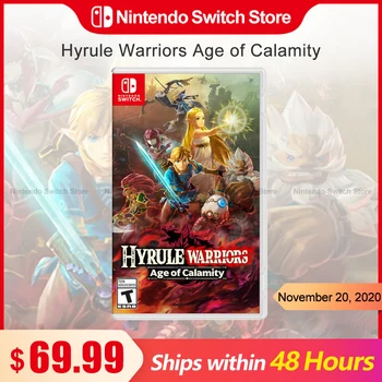Hyrule Warriors: Age of Calamity Игровые предложения Nintendo Switch 100% Оригинальная физическая игровая карта для игровой консоли Nintendo Switch