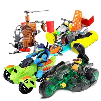 Мутанты Ниндзя Фигурки Серии Chariot Модельные игрушки Периферийные устройства Детские подарки