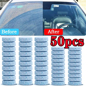 Твердые Шипучие таблетки для ветрового стекла автомобиля, твердый очиститель, инструменты для чистки стеклоочистителей, автомобильные аксессуары для мытья стекол, автомобильные аксессуары для мытья от пыли