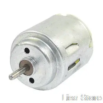 Цилиндрический микромотор постоянного тока с 2-контактным разъемом 1,5-6 В, 6600-24000 об/мин