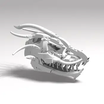 Набор строительных игрушек The Skull of a Giant Dragon Model Building 269 Штук MOC Build