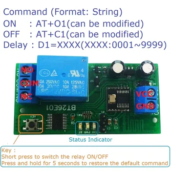 DC 12V Для IOS Android Bluetooth 2.4G RF Пульт дистанционного управления модулем Интернета вещей Коммутационная плата командной настройки Arduino