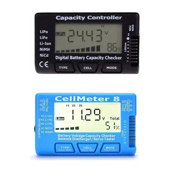 RC CellMeter-8 1-8 S/CellMeter-7 1-7 S Измеритель емкости аккумулятора LiPo li-lon NiMH метр 8 Высокое качество Оптом
